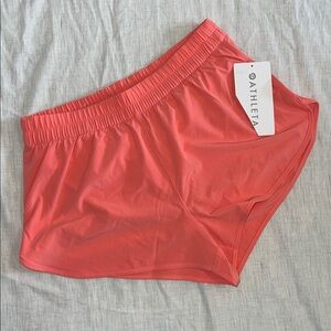 NWT Athleta Speedwork Run Athletic Shorts Coral Sz XS